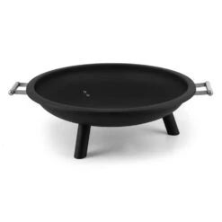 Trino Feuerschale Feuerkorb Terrassenofen Ø 80 Cm Stahl Schwarz -Der Grillgarten Winkels 10028489 yy 0003 front 03 Blumfeldt Trino Feuerschale