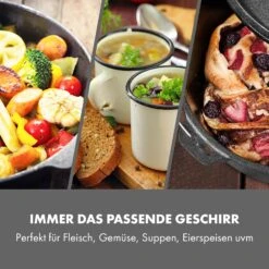 Hotrod 45 Dutch Oven BBQ-Topf 4,5 Qt / 4 Liter Gusseisen Schwarz -Der Grillgarten Winkels 10029165 de 0003 logo