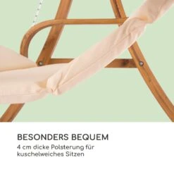 Maui Hollywoodschaukel 110 Cm 2-Sitzer Sonnensegel Polyester Lärche -Der Grillgarten Winkels 10029199 de 0005 logo