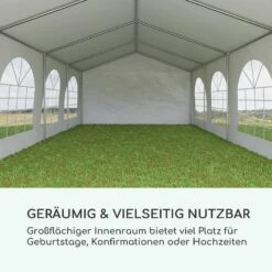 Sommerfest 4x8m 500 G/m² Partyzelt Festzelt PVC Wasserdicht Verzinkt -Der Grillgarten Winkels 10029436 de 0003 logo