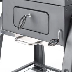 Bigfoot Holzkohlegrill Smoker BBQ-Grill 55 X 40 Cm Stahl Schwarz -Der Grillgarten Winkels 10029763 yy 0006 detail Klarstein Bigfoot BBQ Grill Smoker