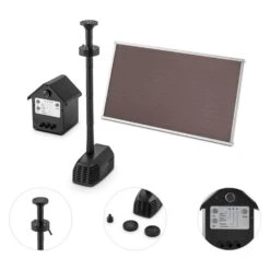 Wasserwerk 250 Wasserpumpe Solar Springbrunnen 250 L/h LED Akku -Der Grillgarten Winkels 10029901 yy 0005 titel Blumfeldt Wasserwerk 250 Solar Springbrunnen LED
