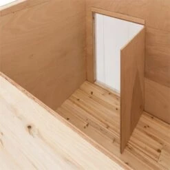 Schloss Wuff Hundehütte Größe XL 110x160x100cm Isoliert Windfang Holz 13 Schloss Wuff Hundehütte Größe XL 110x160x100cm Isoliert Windfang Holz -Der Grillgarten Winkels 10030670 yy 0005 detail oneConcept Schloss Wuff Hundehuette 110x160x100 cm