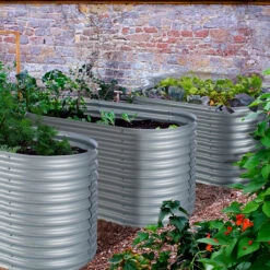 High Grow Hochbeet Gartenbeet 1,6m Zink-Alu-Beschichtung Silber -Der Grillgarten Winkels 10031113 uk 0003 logo