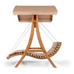 Bermuda Hollywoodschaukel Gartenschaukel 130 Cm 2-Sitzer Sonnensegel -Der Grillgarten Winkels 10031459 yy 0004 titel side Blumfeldt Bermuda Hollywoodschaukel 130cm