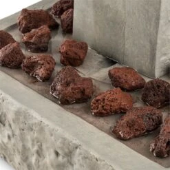 Trafalgar Gartenbrunnen 1,5m LED Fiberglas-Zement 4,5 Kg Ziersteine 13 Trafalgar Gartenbrunnen 1,5m LED Fiberglas-Zement 4,5 Kg Ziersteine -Der Grillgarten Winkels 10031620 yy 0006 detail Blumfeldt Trafalgar Zierbrunnen Gartenbrunnen Tuff