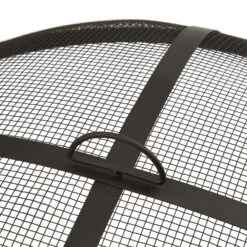 Catania 2-in-1-Feuerschale Ø80cm Funkenschutz Ø70cm Grill Stahl Antik -Der Grillgarten Winkels 10032140 uk 0007 detail