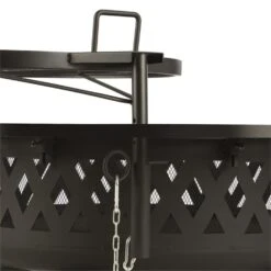 Rosario 3-in-1-Feuerschale Ø120cm | 70cm Grill | Tischplatte Stahl -Der Grillgarten Winkels 10032141 yy 0006 detail Blumfeldt Rosario 3in1 Feuerschale