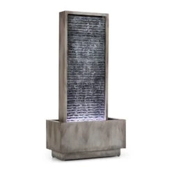 Imperia Gartenbrunnen In/Outdoor 10W Pumpe 10m Kabel Verzinkt