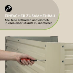 High Grow Straight Hochbeet 180x60x90cm 970l Stahl Verzinkt Silber -Der Grillgarten Winkels 10032316 de 0004 logo