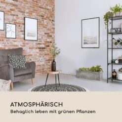 Solidflor Pflanztopf 75 X 20 X 20 Cm Fiberglas In-/Outdoor Hellgrau -Der Grillgarten Winkels 10032501 de 0003 logo