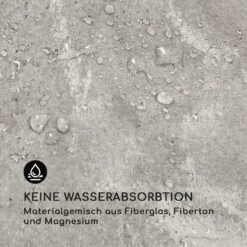 Solidflor Pflanztopf 75 X 20 X 20 Cm Fiberglas In-/Outdoor Hellgrau -Der Grillgarten Winkels 10032501 de 0005 logo