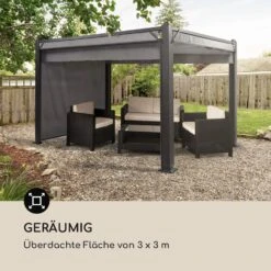 Pantheon Cortina Pavillon Mit Dach 3x3m 4 Seitenteile -Der Grillgarten Winkels 10032525 de 0004 logo