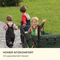 Easy Rider Bollerwagen Bis 70kg Teleskopstange Zusammenklappbar Grün -Der Grillgarten Winkels 10032543 de 0008 logo