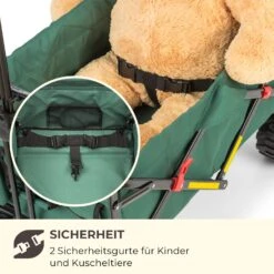 Easy Rider Bollerwagen Bis 70kg Teleskopstange Zusammenklappbar Grün -Der Grillgarten Winkels 10032543 de 0009 logo