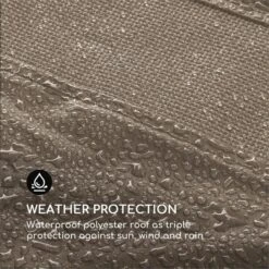 Senator Ersatzdach Sonnenschutz Polyester Wasserdicht Taupe 8 Senator Ersatzdach Sonnenschutz Polyester Wasserdicht Taupe -Der Grillgarten Winkels 10032570 yy 0003 logo Blumfeldt Senator Ersatzdach taupe