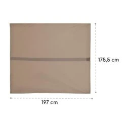 Senator Ersatzdach Sonnenschutz Polyester Wasserdicht Taupe 9 Senator Ersatzdach Sonnenschutz Polyester Wasserdicht Taupe -Der Grillgarten Winkels 10032570 yy 0004 logo Blumfeldt Senator Ersatzdach taupe