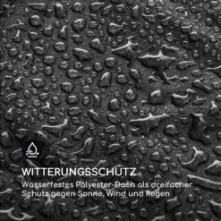 Eremitage Ersatzdach Sonnenschutz Polyester Wasserdicht Grau -Der Grillgarten Winkels 10032575 de 0003 logo