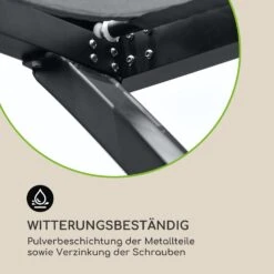 Palazzo Pavillon 4x3m Faltdach Polyester Aluminium Schwarz / Grau -Der Grillgarten Winkels 10032577 de 0005 logo