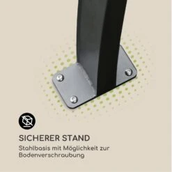 Palazzo Pavillon 4x3m Faltdach Polyester Aluminium Schwarz / Grau -Der Grillgarten Winkels 10032577 de 0006 logo