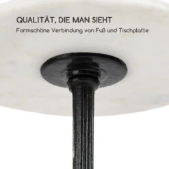 Patras-XS Bistro-Tisch Marmortischplatte Ø30cm Gusseiserner Standfuß -Der Grillgarten Winkels 10033238 de 0006 logo