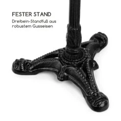 Patras-XS Bistro-Tisch Marmortischplatte Ø30cm Gusseiserner Standfuß -Der Grillgarten Winkels 10033238 de 0007 logo