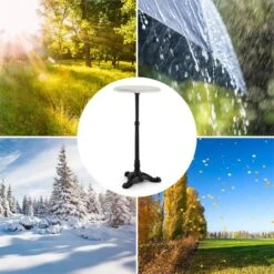 Patras-XS Bistro-Tisch Marmortischplatte Ø30cm Gusseiserner Standfuß -Der Grillgarten Winkels 10033238 yy 0005 ambient Blumfeldt Patras XS Bistro Tisch Marmortischplatte