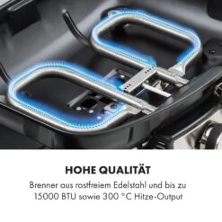 Parforce Duo 2 Gasgrill Brenner 4,4kW 15000BTU 300°C Schwarz -Der Grillgarten Winkels 10033296 de 0005 logo