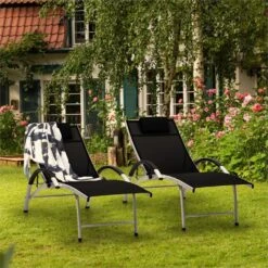 Sun Valley Sonnenliege Zusammenklappbar Kopfkissen Schwarz -Der Grillgarten Winkels 10033307 yy 0006 ambient Blumfeldt Sun Valley Sonnenliege schwarz