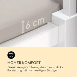 Eremitage Double Sunbed 2 Pers Stahl-Rahmen Sonnendach Vorhänge Creme -Der Grillgarten Winkels 10033317 de 0006 logo