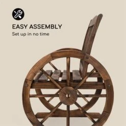 Murnau Gartenbank Flammenbehandeltes Tannenholz Braun -Der Grillgarten Winkels 10033354 yy 0006 logo Blumfeldt Murnau Gartenbank Tannenholz braun