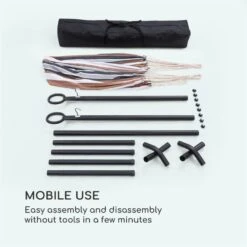 Sri Lanka Swing Hängematte Stahlrahmen 160 Kg Max. Gestreift -Der Grillgarten Winkels 10033371 yy 0007 logo Blumfeldt Sri Lanka Swing Haengematte gestreift