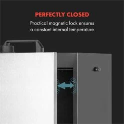 Flintstone Steel Räucherofen 1600 W Integriertes Thermometer Edelstahl -Der Grillgarten Winkels 10033372 yy 0005 logo Klarstein Flintstone Steel Raeucherofen Edelstahl