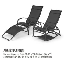 Beverly Wood Sonnenliege Schaukelstuhl Aluminium Schwarz -Der Grillgarten Winkels 10033453 de 0009 logo