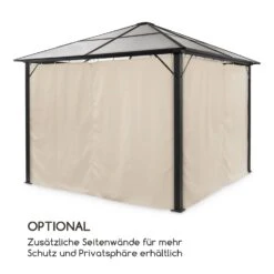 Pantheon Solid Sky Pavillon Mit Dach 3x3m Polycarbonat Aluminium -Der Grillgarten Winkels 10033455 de 0003 logo