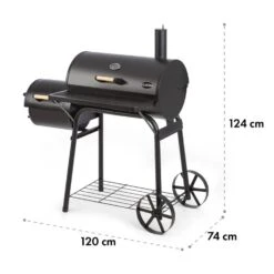Beef Brisket Smoker Grill Holzkohlegrill/Smoker Edelstahl-Grill Mobil -Der Grillgarten Winkels 10033460 yy 0009 logo Klarstein Beef Brisket Smoker Grill schwarz