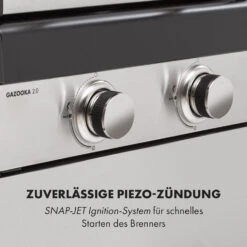 Gazooka 2.0T Gas BBQ Grill 2x3kW Brenner Edelstahl -Der Grillgarten Winkels 10033532 de 0008 logo