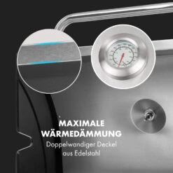 Gazooka 3.0T BBQ Grill 3x3kW Brenner 4 Rollen Edelstahl -Der Grillgarten Winkels 10033533 de 0007 logo