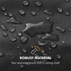 Tomahawk 3.1 S Wetterschutzhaube 300D Canvas 30/70% PE/PVC Schwarz 10 Tomahawk 3.1 S Wetterschutzhaube 300D Canvas 30/70% PE/PVC Schwarz -Der Grillgarten Winkels 10033569 yy 0003 logo Klarstein Tomahawk S Wetterschutzhaube schwarz