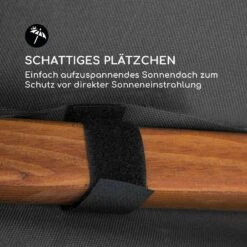 Tahiti Hollywoodschaukel Sonnendach 110cm 2-Sitzer Massivholz Grau -Der Grillgarten Winkels 10033575 de 0006 logo