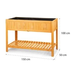 Altiplano Cubic Hochbeet 150 X 100 X 50 Kiefer Gartenvlies ErgoGrow -Der Grillgarten Winkels 10033604 yy 0009 logo Blumfeldt Altiplano Cubic Hochbeet 150x100x50