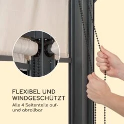 Grandezza Cortina Gartenpavillon 3x4m 4 Seitenteile Beige -Der Grillgarten Winkels 10033608 de 0003 logo