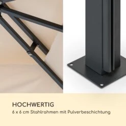 Grandezza Cortina Gartenpavillon 3x4m 4 Seitenteile Beige -Der Grillgarten Winkels 10033608 de 0004 logo