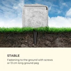 Power Rock Twilight 5 4-fach-Gartensteckdose IP44 Dämmerlichtsensor 5m -Der Grillgarten Winkels 10034693 yy 0005 logo Waldbeck Power Rock Twilight Gartensteckdose