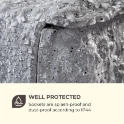 Power Rock Twilight 5 4-fach-Gartensteckdose IP44 Dämmerlichtsensor 5m -Der Grillgarten Winkels 10034693 yy 0006 logo Waldbeck Power Rock Twilight Gartensteckdose