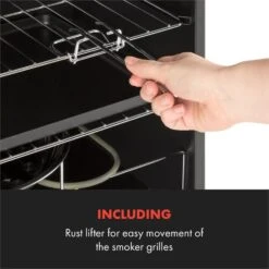 Flintstone Räucherofen 1600W Thermometer Edelstahl Elektrisch -Der Grillgarten Winkels 10034702 yy 0007 logo Klarstein NES C16