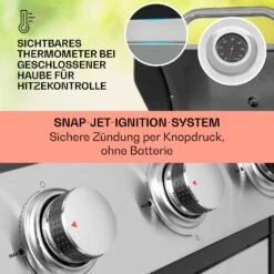 Tomahawk Gasgrill 3 X 3,6 KW Brenner 60 X 43,5 Cm Grill Edelstahl -Der Grillgarten Winkels 10034711 de 0004 usp