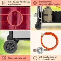 Tomahawk Gasgrill 3 X 3,6 KW Brenner 60 X 43,5 Cm Grill Edelstahl -Der Grillgarten Winkels 10034711 de 0005 usp