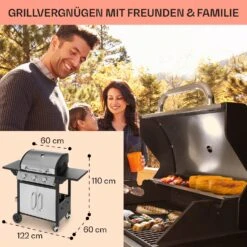 Tomahawk Gasgrill 3 X 3,6 KW Brenner 60 X 43,5 Cm Grill Edelstahl -Der Grillgarten Winkels 10034711 de 0006 usp