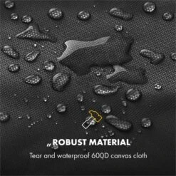 Tomahawk Wetterschutzhaube 600D Canvas 30/70% PE/PVC Schwarz -Der Grillgarten Winkels 10034713 yy 0003 logo Klarstein Tomahawk Wetterschutzhaube 140cm